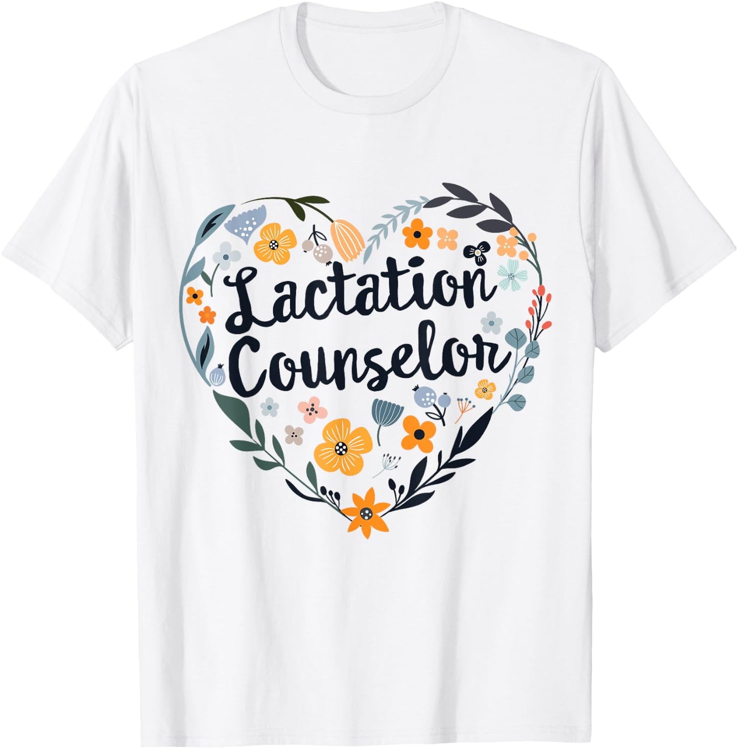 Funny Lactation Counselor Breastfeeding Birth Worker Team T-Shirt - T-Shirt | White