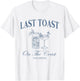 Last Toast On The Coast The Bride Beach Bachelorette Party T-Shirt - T-Shirt | White
