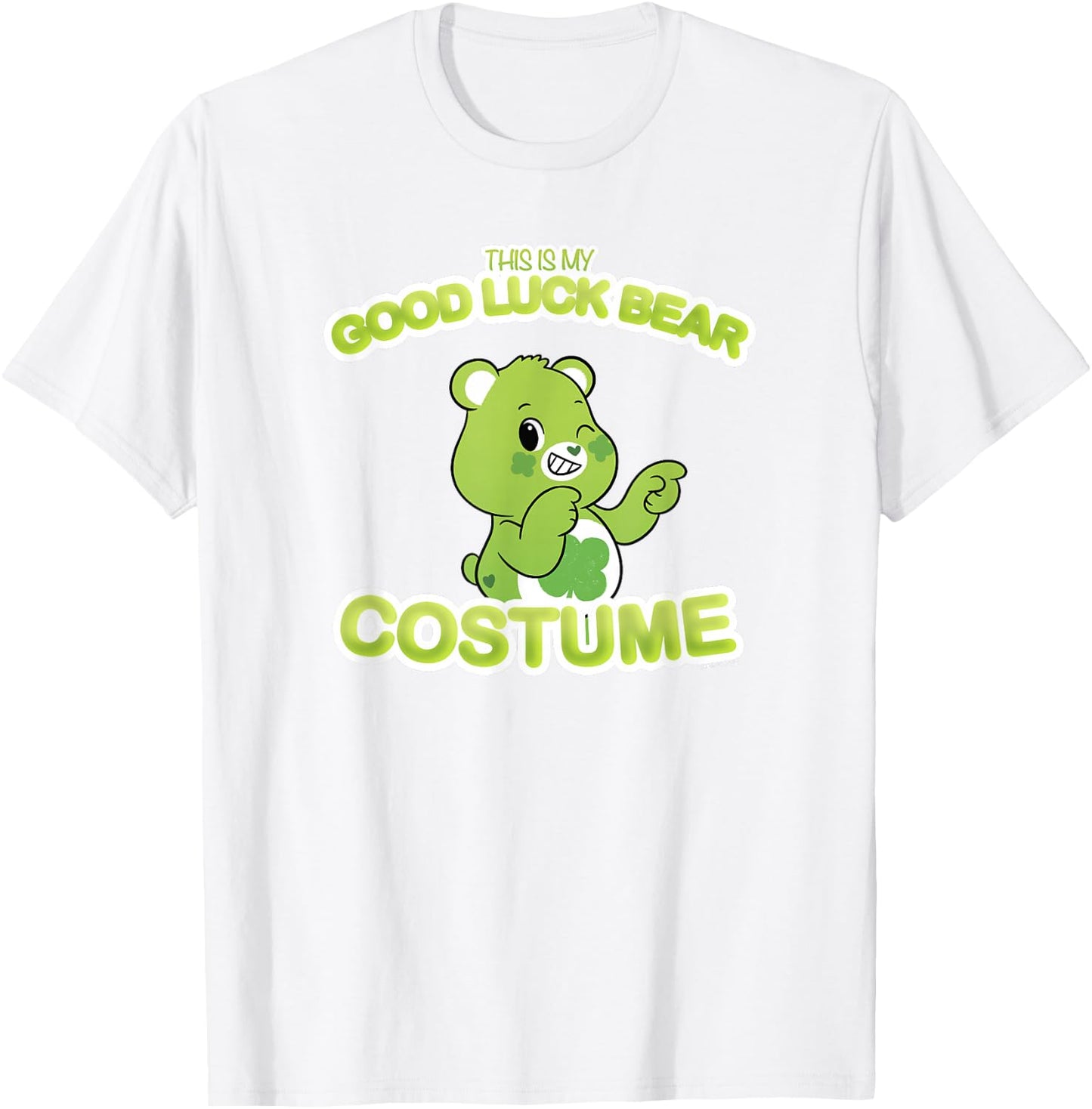 Care Bears Halloween This is My Good Luck Bear Costume T-Shirt - T-Shirt | White