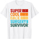 Back Surgery Survivor Funny Scoliosis Spinal Graphic T-Shirt - T-Shirt | White