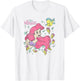 Disney The Little Mermaid Ariel and Flounder Bubble Poster T-Shirt - T-Shirt | White