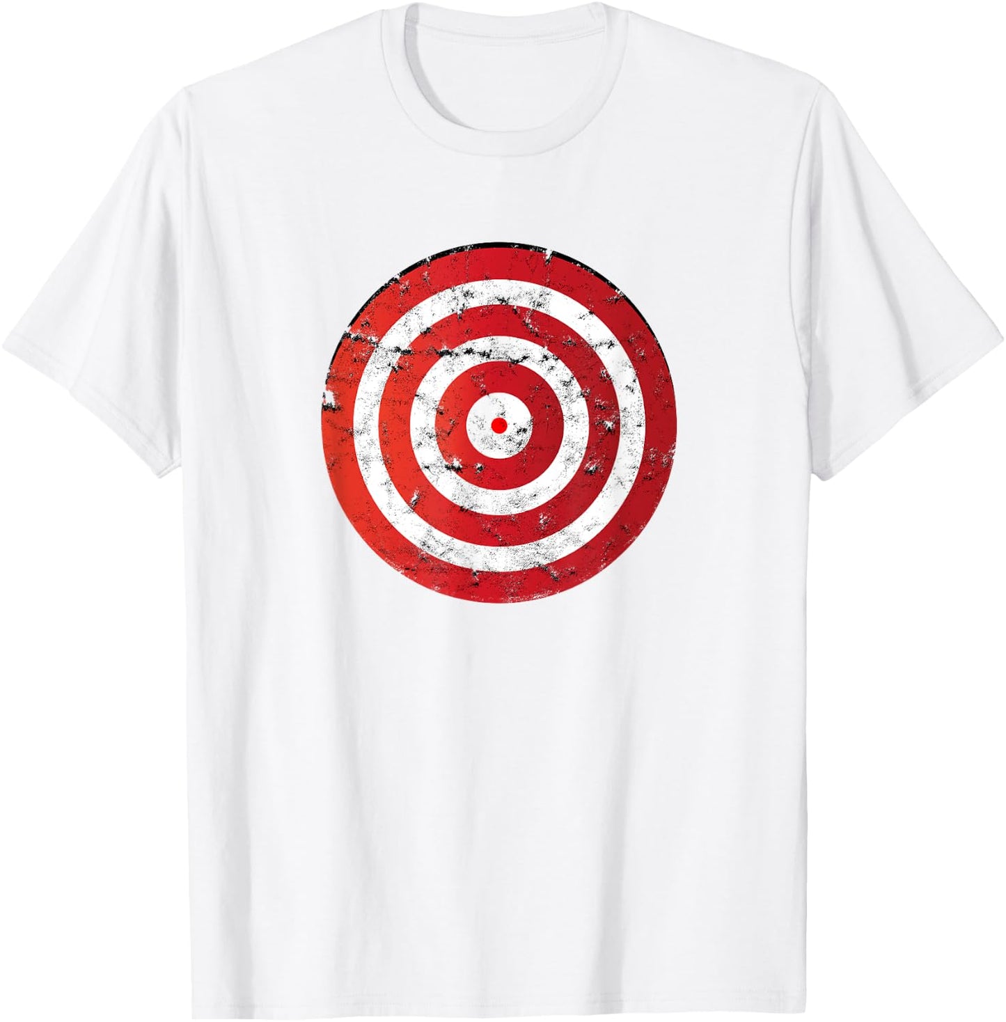Vintage Bullseye Target Bulls Eye - Gun Shooting Range Sport T-Shirt - T-Shirt | White