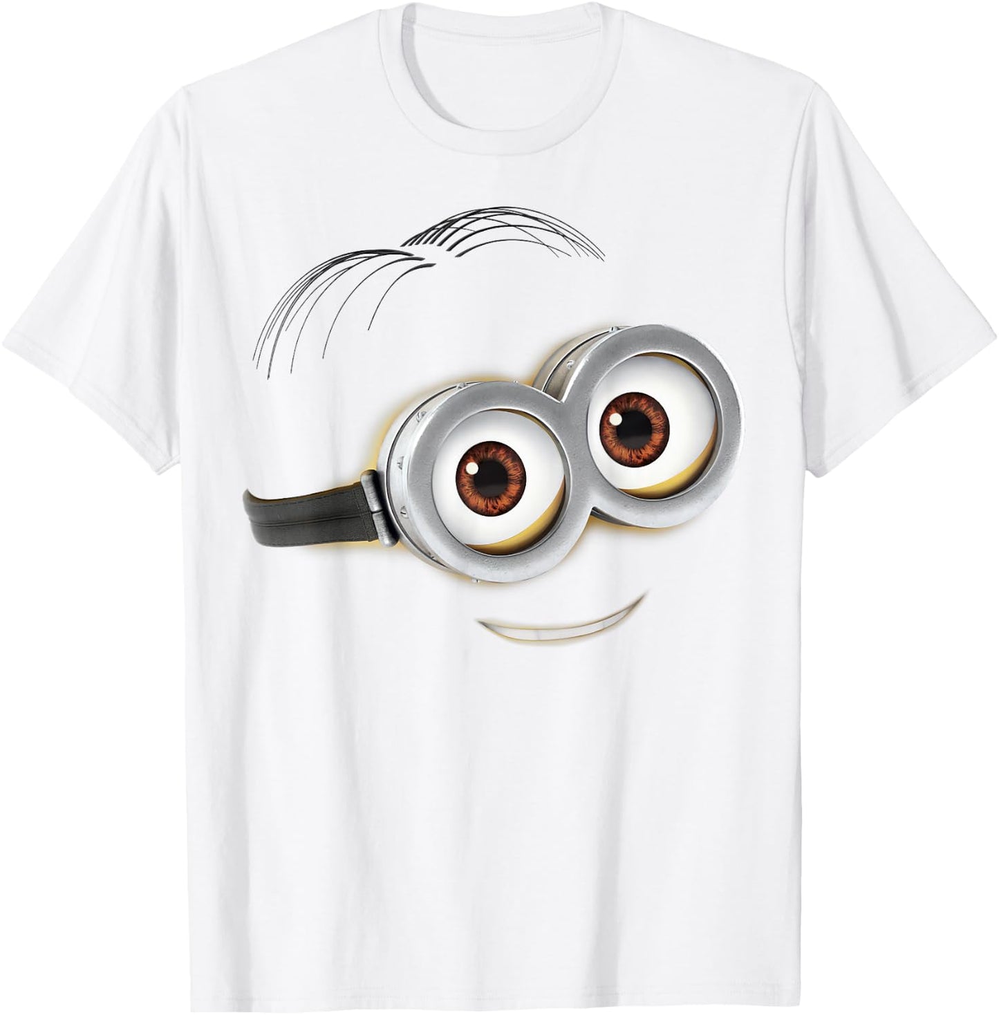 Despicable Me Minions Dave Sweet Smile Graphic T-Shirt - T-Shirt | White