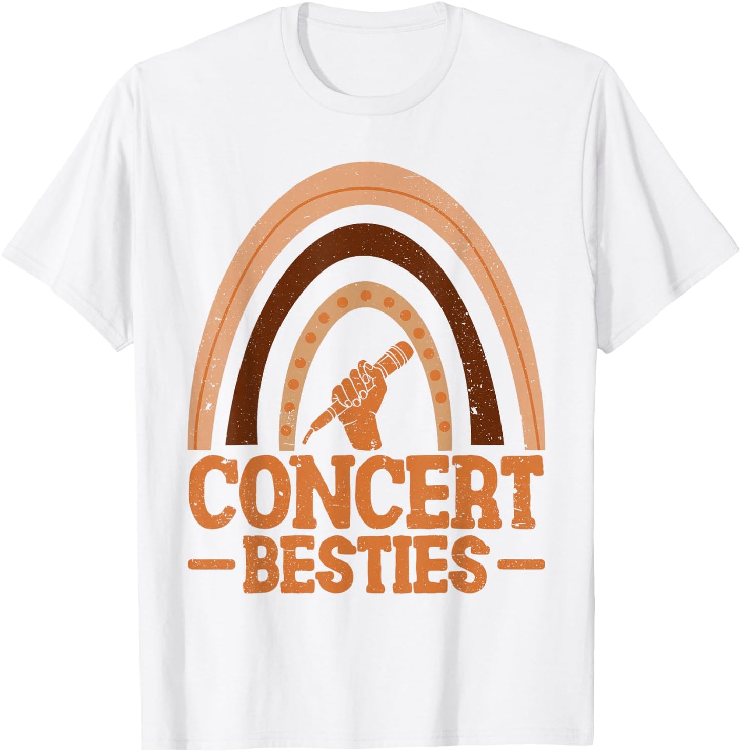 Concert Besties BFF Best Friends Bestie T-Shirt - T-Shirt | White