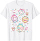Hello Kitty Christmas Cute Heart Frames Collage My Melody T-Shirt - T-Shirt | White