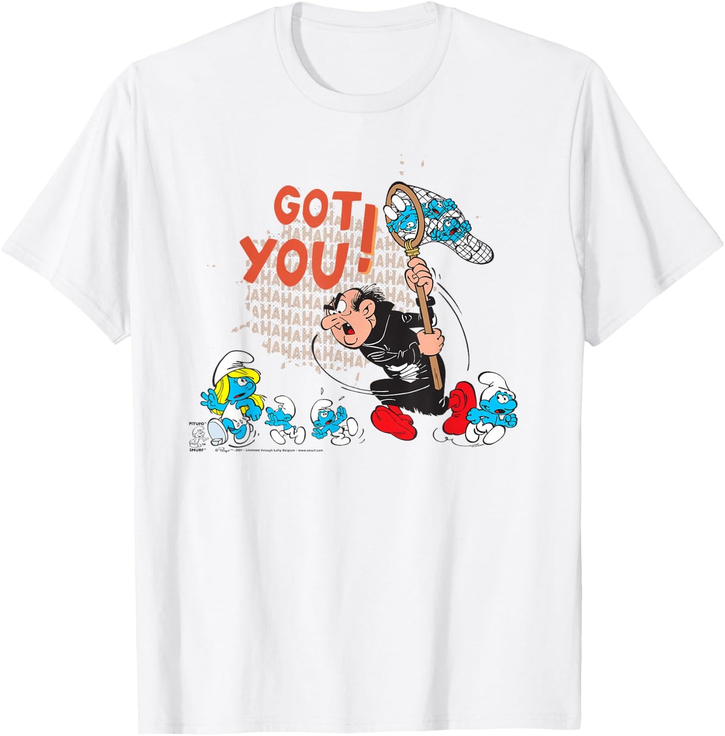 The Smurfs Gargamel Got You! T-Shirt - T-Shirt | White