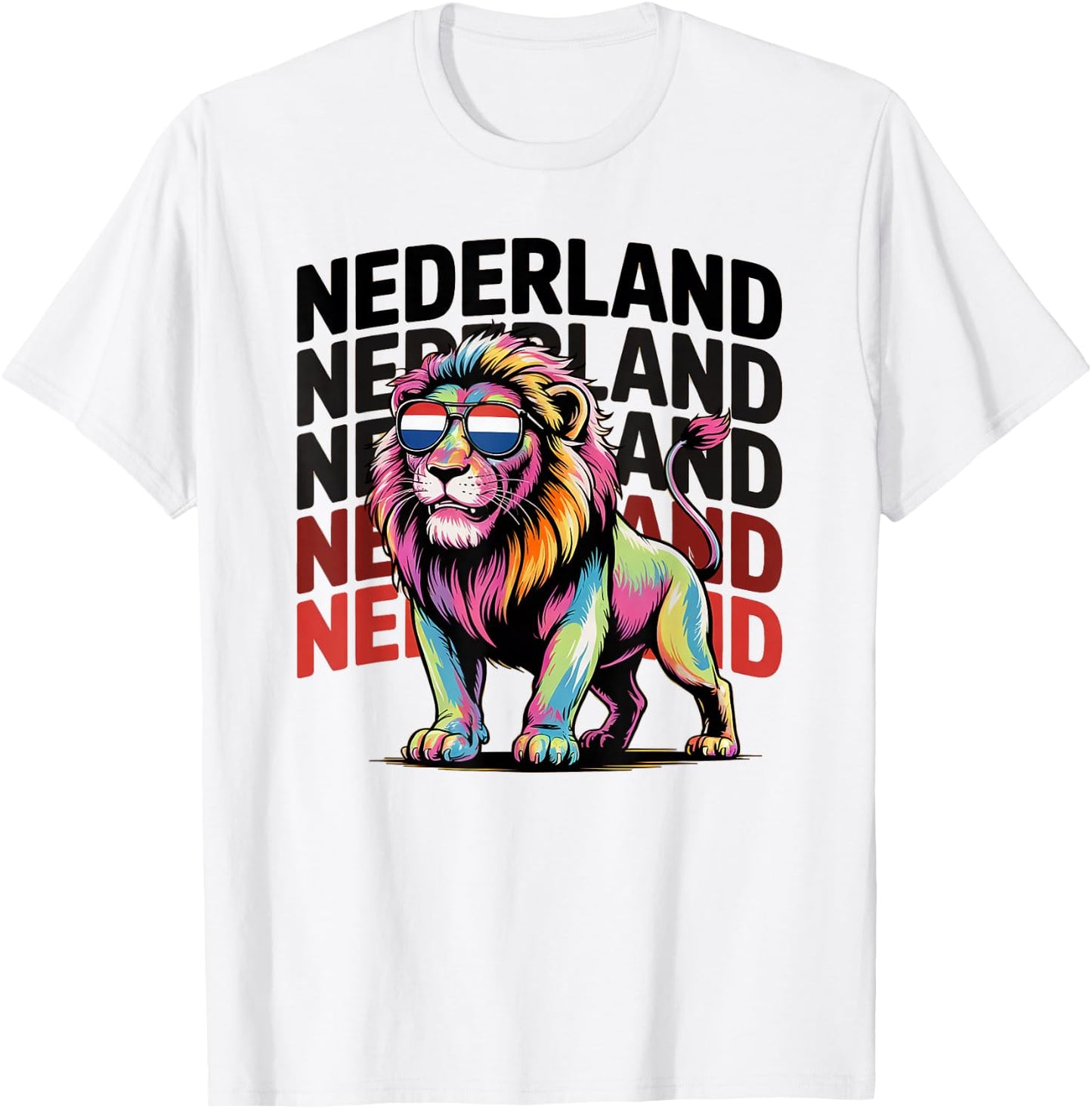Proud Nederland Boys Oranje Dad Netherlands Hup Holland Lion T-Shirt - T-Shirt | White