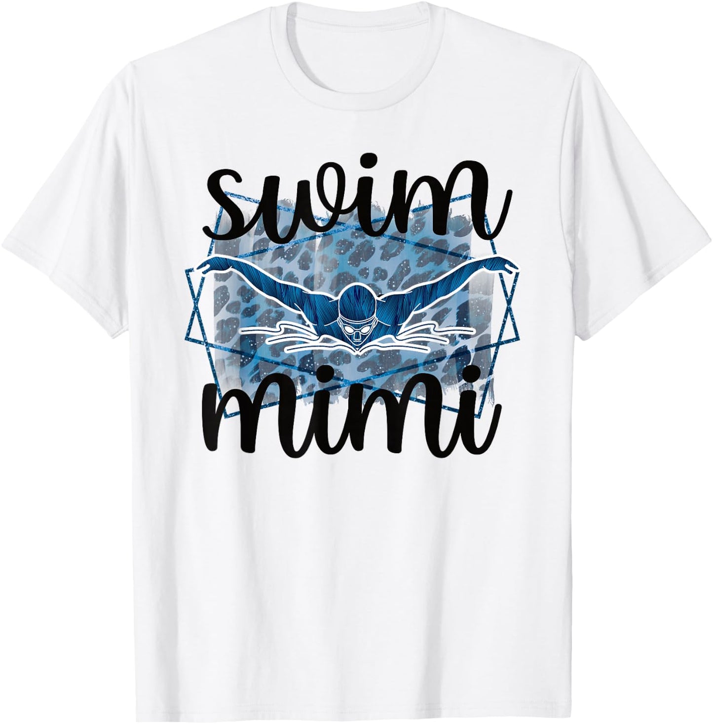 Proud Swim Mimi Of A Swimmer Mimi Grandma T-Shirt - T-Shirt | White