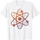 Atom Physicist Science Scientist Electrons Quantum Physics T-Shirt - T-Shirt | White