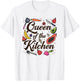 Queen Of The Kitchen, Cooking, Women Funny, Chef, Culinary T-Shirt - T-Shirt | White