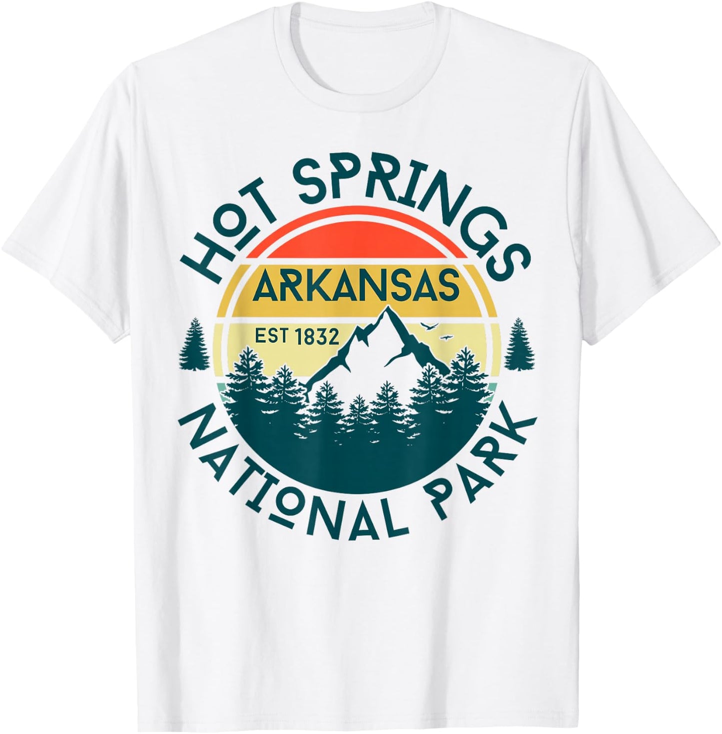 Hot Springs National Park T-Shirt - T-Shirt | White