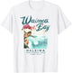 Waimea Bay Hawaii Vintage Hawaiian Surf T-Shirt - T-Shirt | White