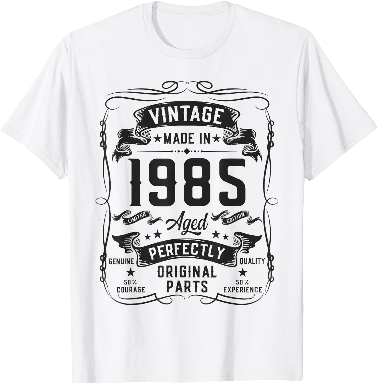 Vintage 1985 41yr 41st Birthday Gifts 41 Years Old T-Shirt - T-Shirt | White