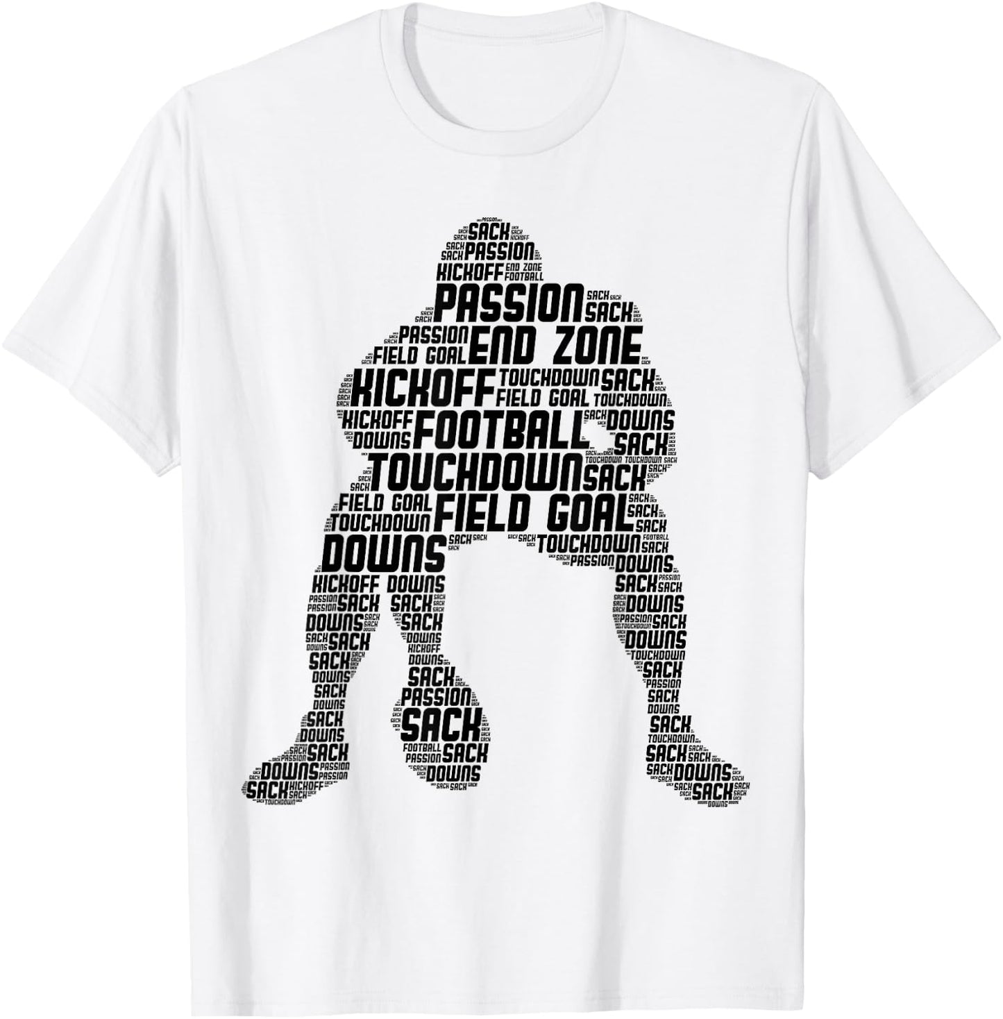 Football Lineman American Football Men Kids Boys T-Shirt - T-Shirt | White