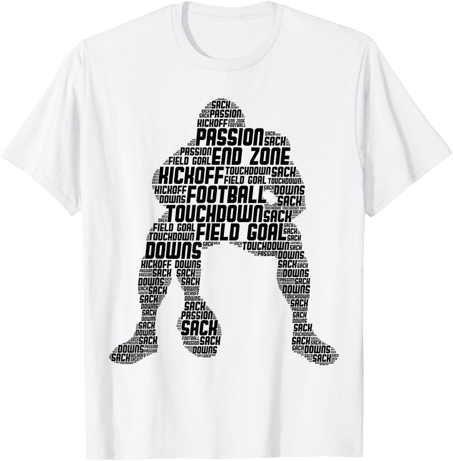 Football Lineman American Football Men Kids Boys T-Shirt - T-Shirt | White