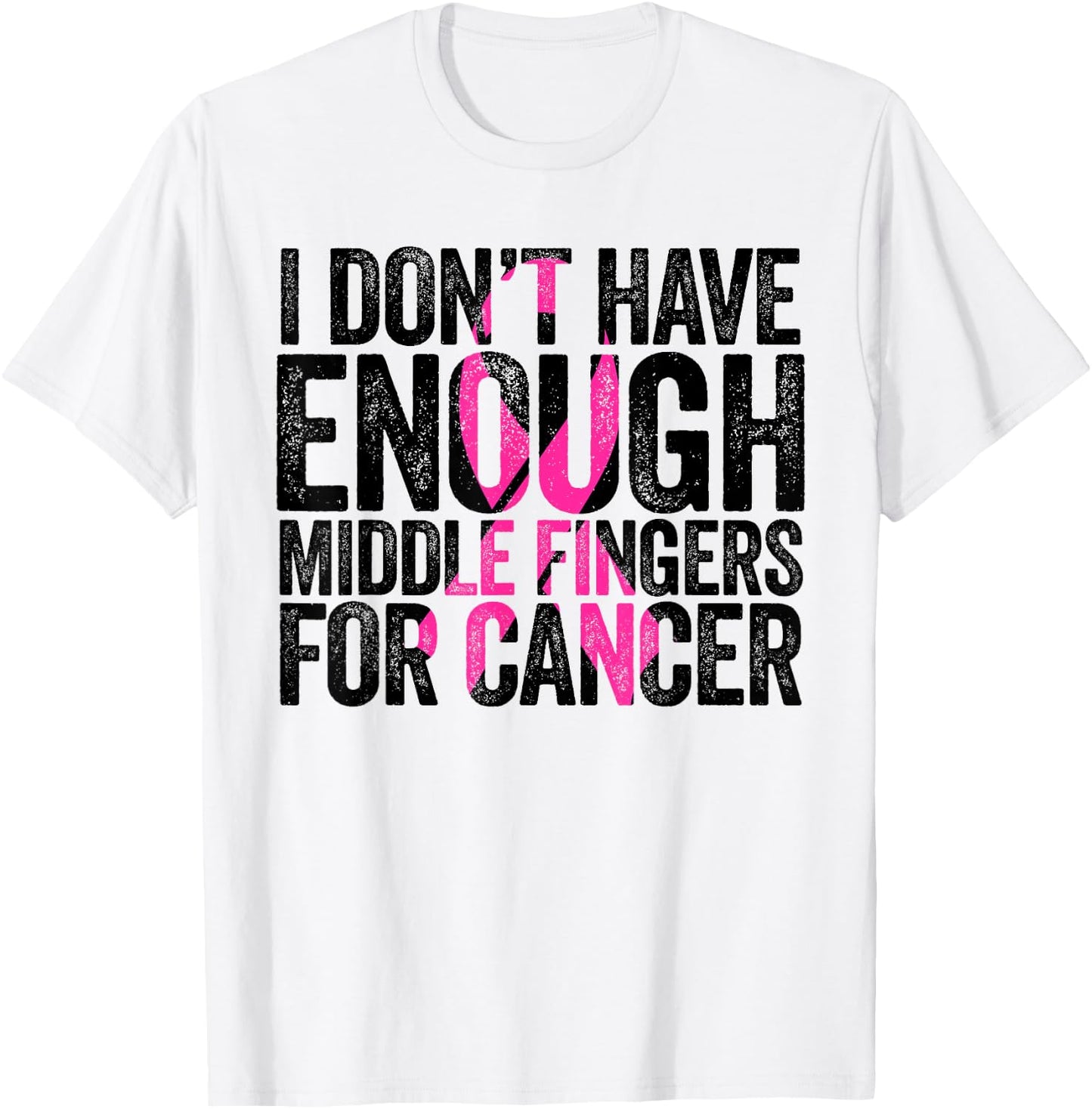 Fuck Breast Cancer Pink Bow Ladies Clothing T-Shirt - T-Shirt | White