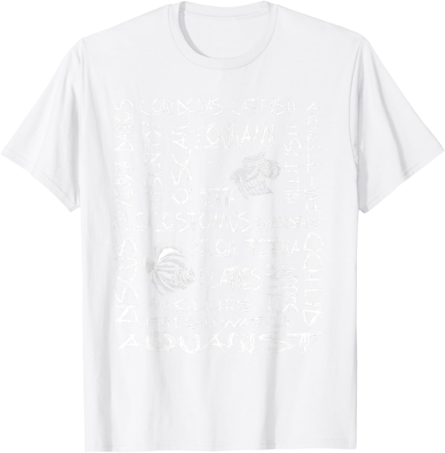 Aquarist Gifts Hobbyist Gifts Freshwater Aquarium Fishes T-Shirt - T-Shirt | White