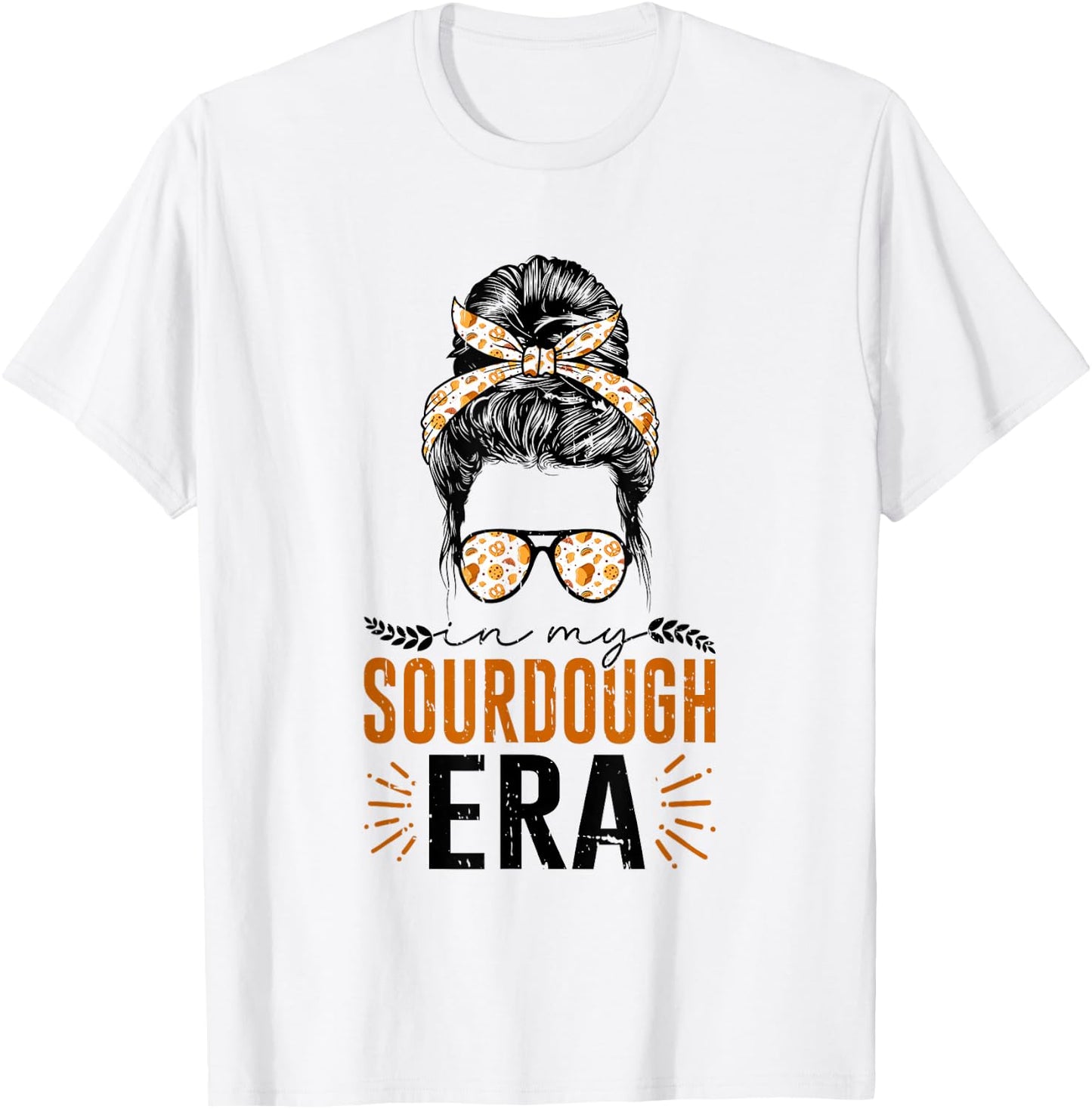 In My Sourdough Era Bread Baking Sourdough Enthusiast T-Shirt - T-Shirt | White