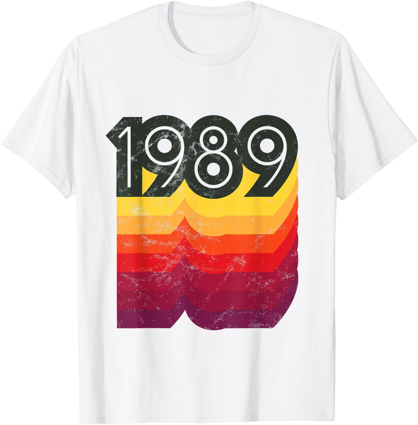 Birthday 80s Style Retro 1989 T-Shirt - T-Shirt | White