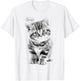 Trendy Roar Kitten Text Bubble Animal Humour T-Shirt - T-Shirt | White