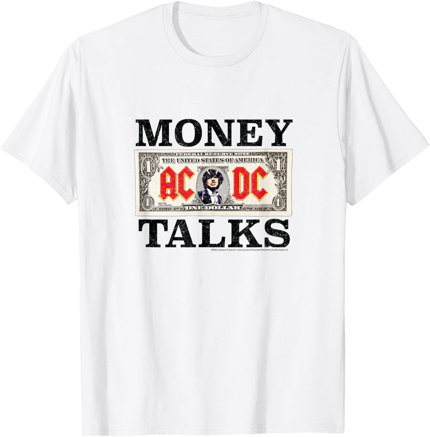ACDC - Money Talks T-Shirt - T-Shirt | White