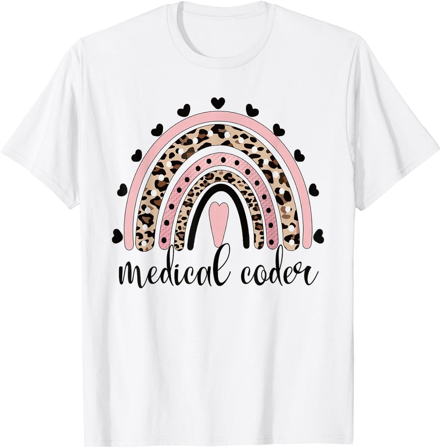 Medical Coder Rainbow Medical Coding Clinical Coder T-Shirt - T-Shirt | White