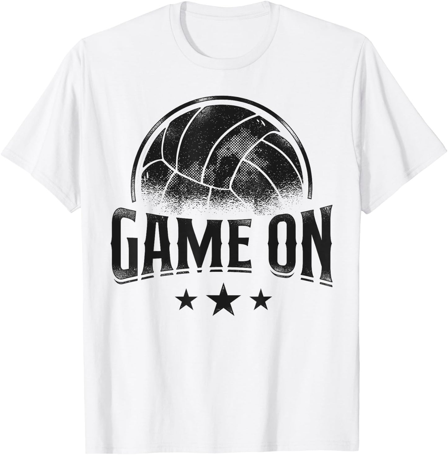 Volleyball Player Team Vintage Game On T-Shirt - T-Shirt | White
