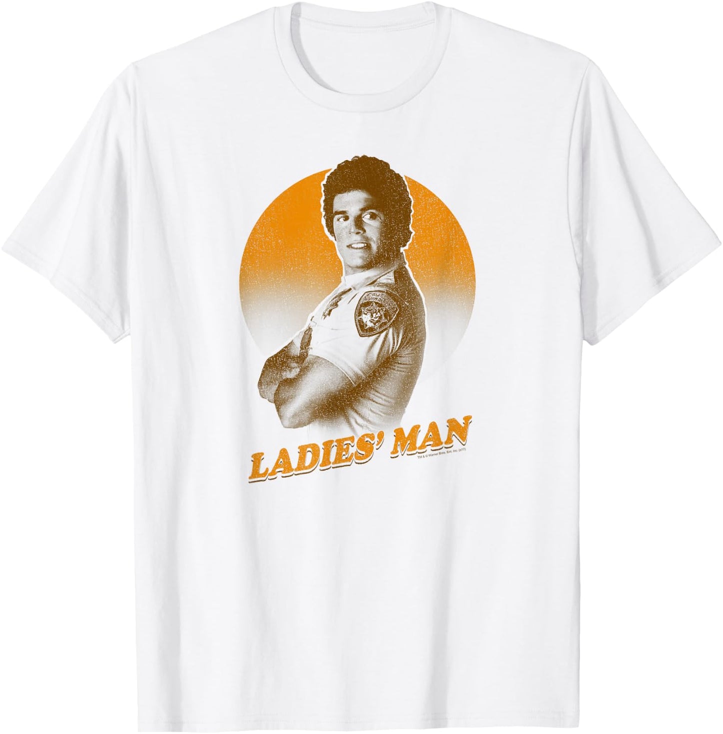 CHiPs TV Series Ladies Man T-Shirt - T-Shirt | White