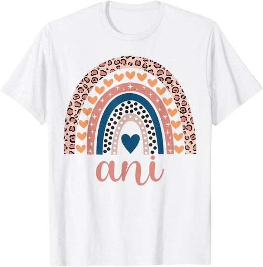 Ani Ani Name Birthday Shirt Gift T-Shirt - T-Shirt | White