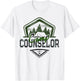 CAMP COUNSELOR Vintage Staff Campground Crew Teacher Squad T-Shirt - T-Shirt | White