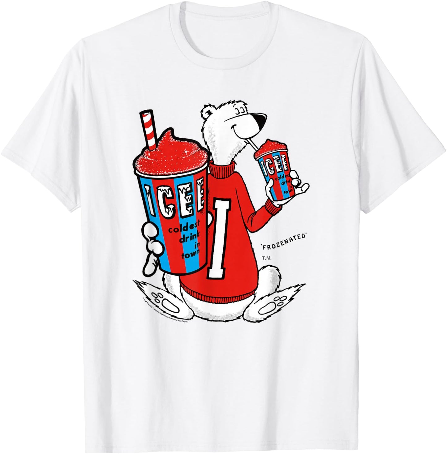ICEE Bear Classic Coldest Frozen Drink Around T-Shirt - T-Shirt | White