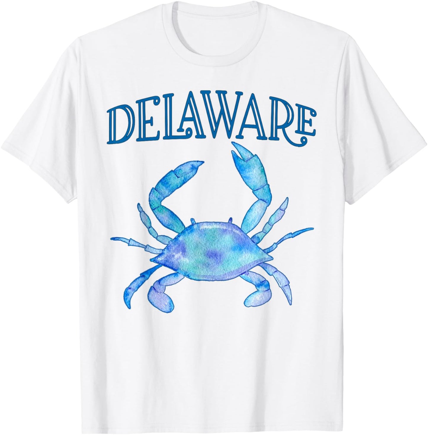 Delaware's Beautiful Blue Crab - Delaware T-Shirt - T-Shirt | White