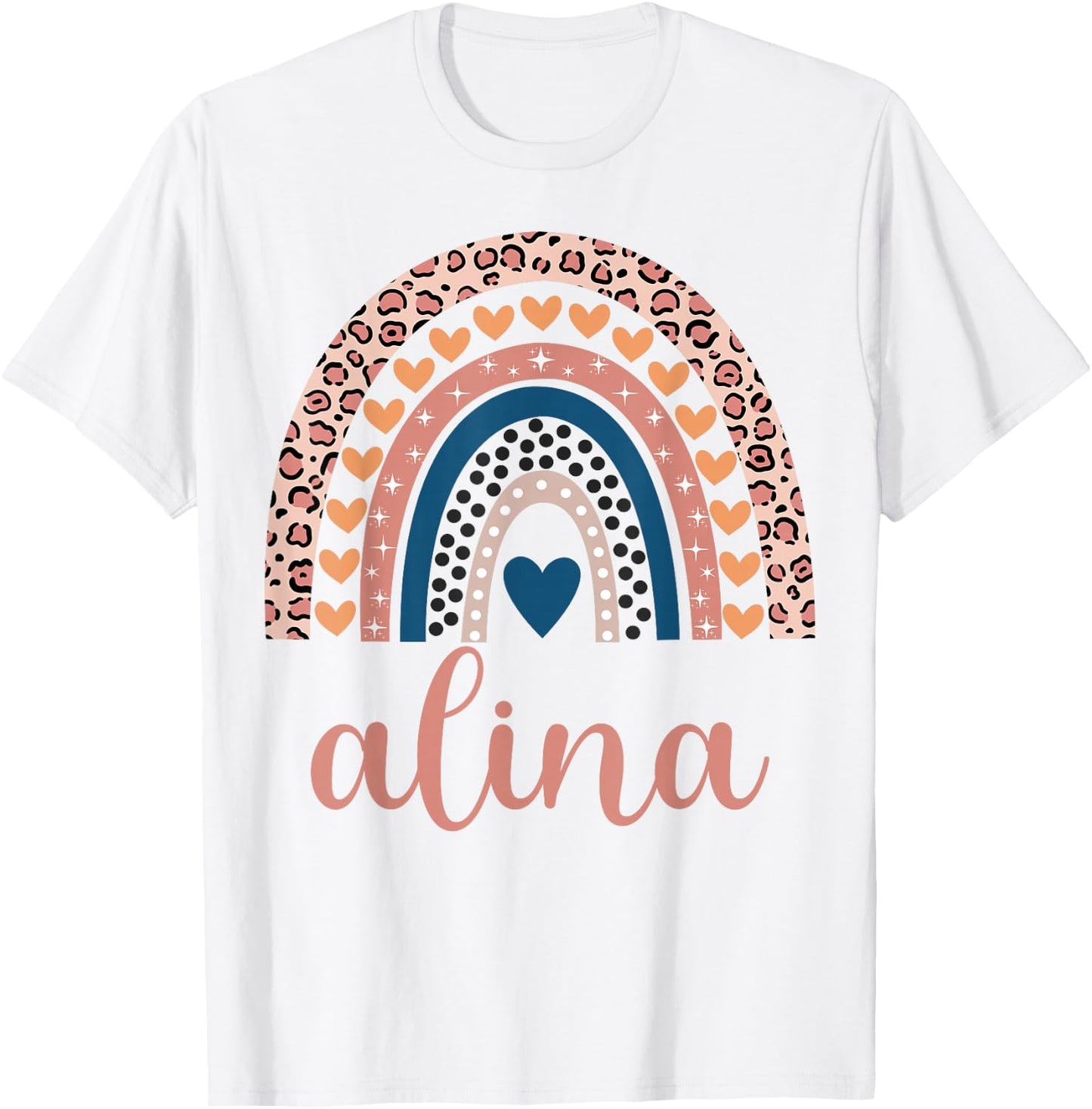 Alina Alina Name Birthday Shirt Gift T-Shirt - T-Shirt | White