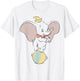 Disney Dumbo Ball Portrait T-Shirt - T-Shirt | White