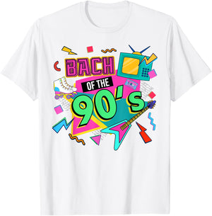 90s Bridesmaid Bride Bachelorette Bach Of The 90's Matching T-Shirt - T-Shirt | White