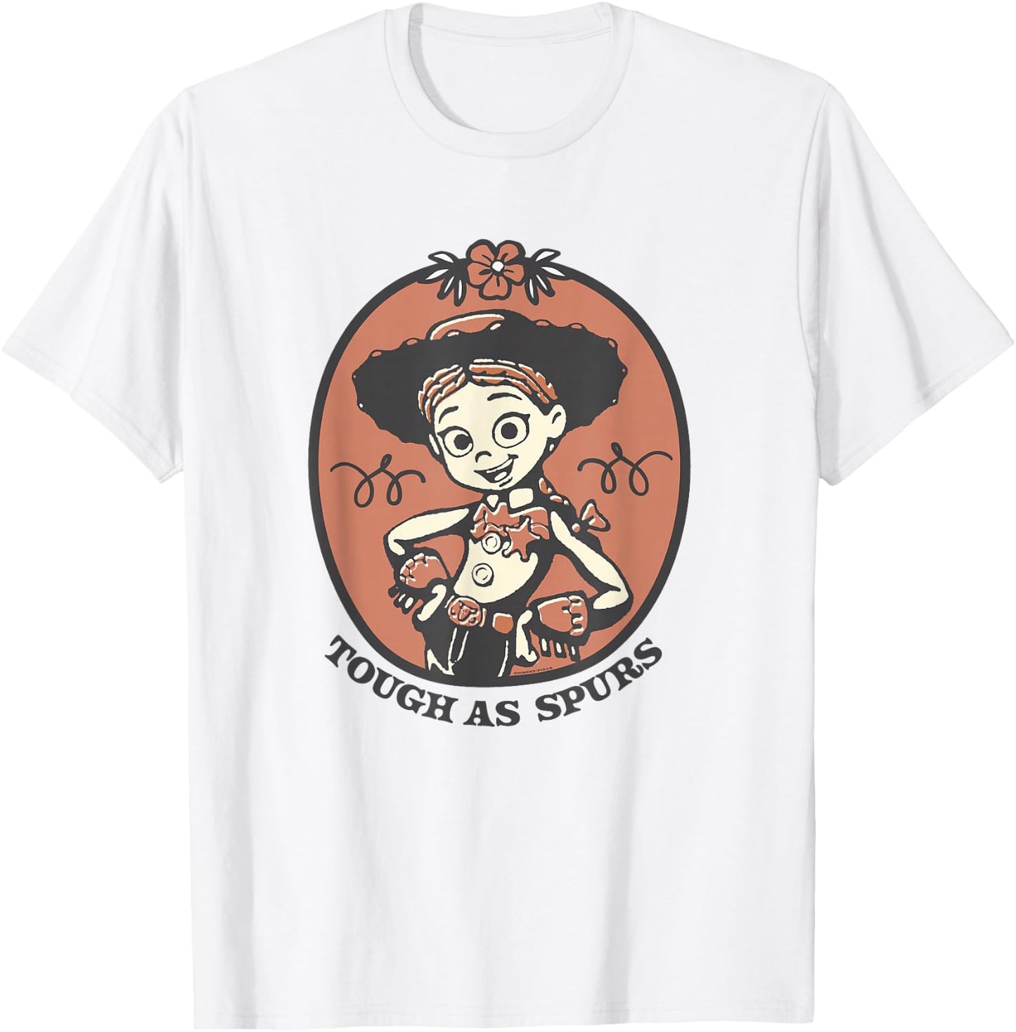 Disney and Pixar's Toy Story 5 Sheriff Jessie Tough as Spurs T-Shirt - T-Shirt | White