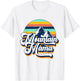Retro Vintage Mountain Mama Life Cute Mother's Day T-Shirt - T-Shirt | White