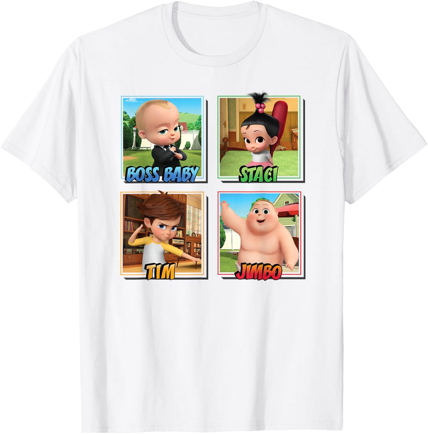 The Boss Baby Squad T-Shirt - T-Shirt | White
