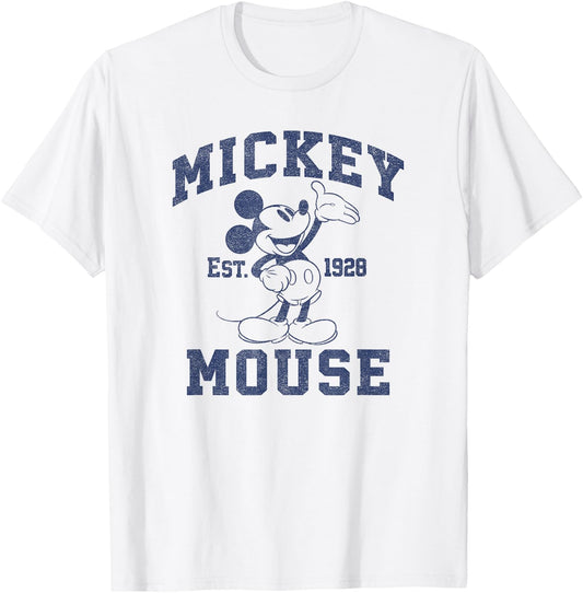 Disney Mickey Classic Mickey Vintage 1928 Poster T-Shirt - T-Shirt | White