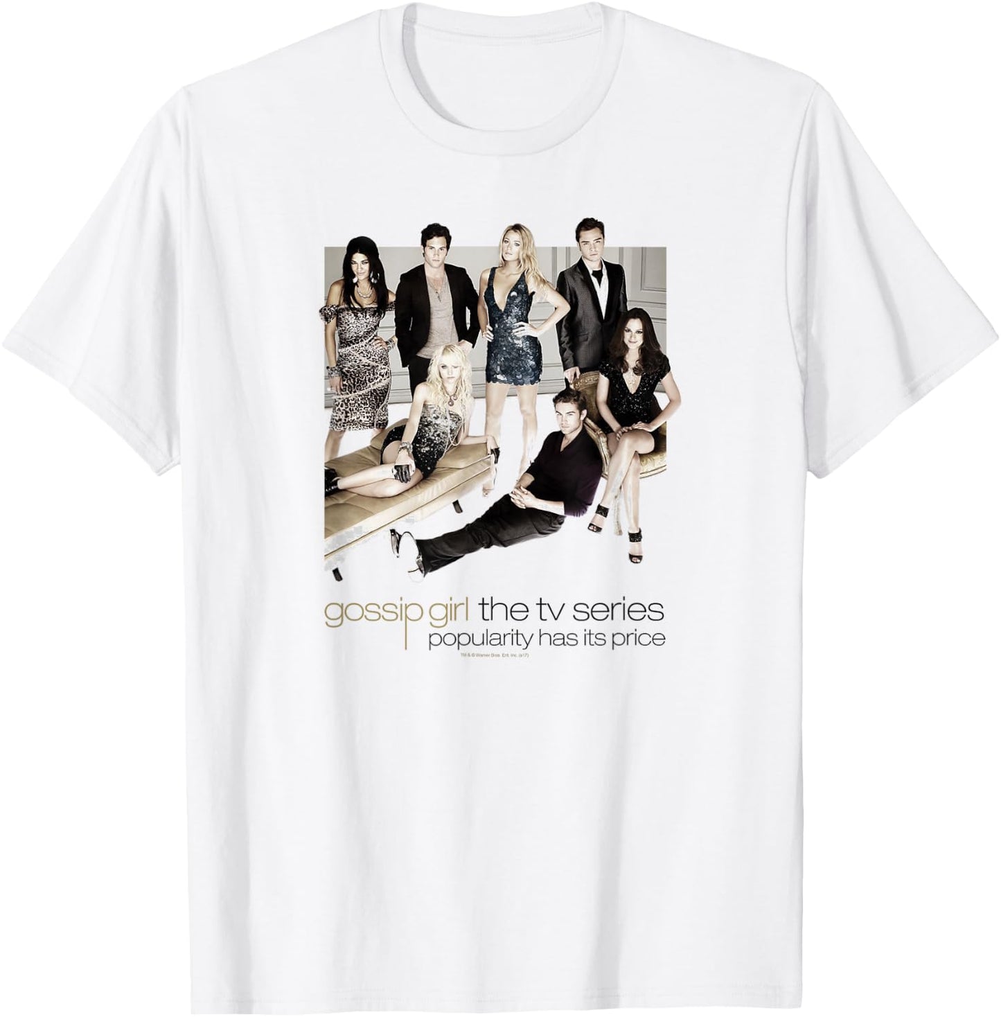 Gossip Girl Sitting Around T-Shirt - T-Shirt | White