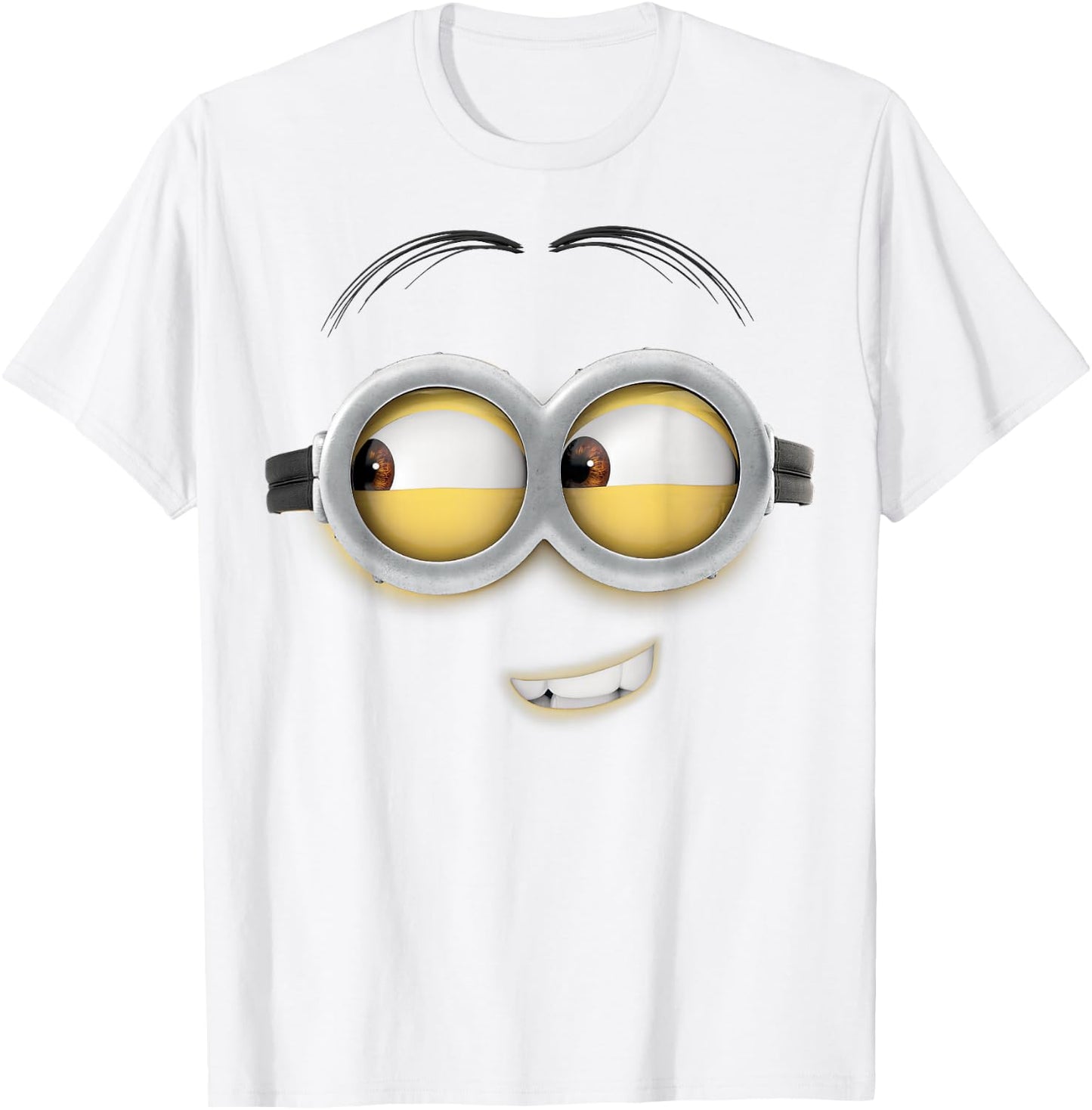 Despicable Me Minions Dave Side Smile Graphic T-Shirt - T-Shirt | White