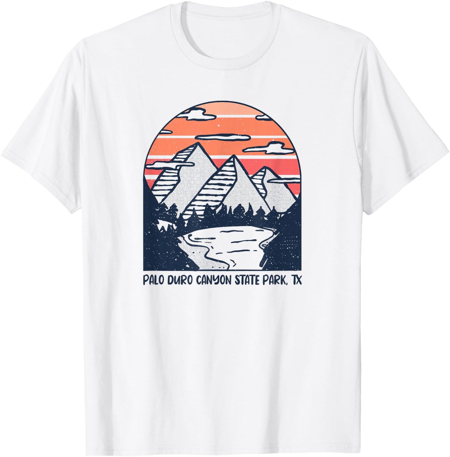 Palo Duro Canyon State Park Texas Outdoors Camping Hiking T-Shirt - T-Shirt | White