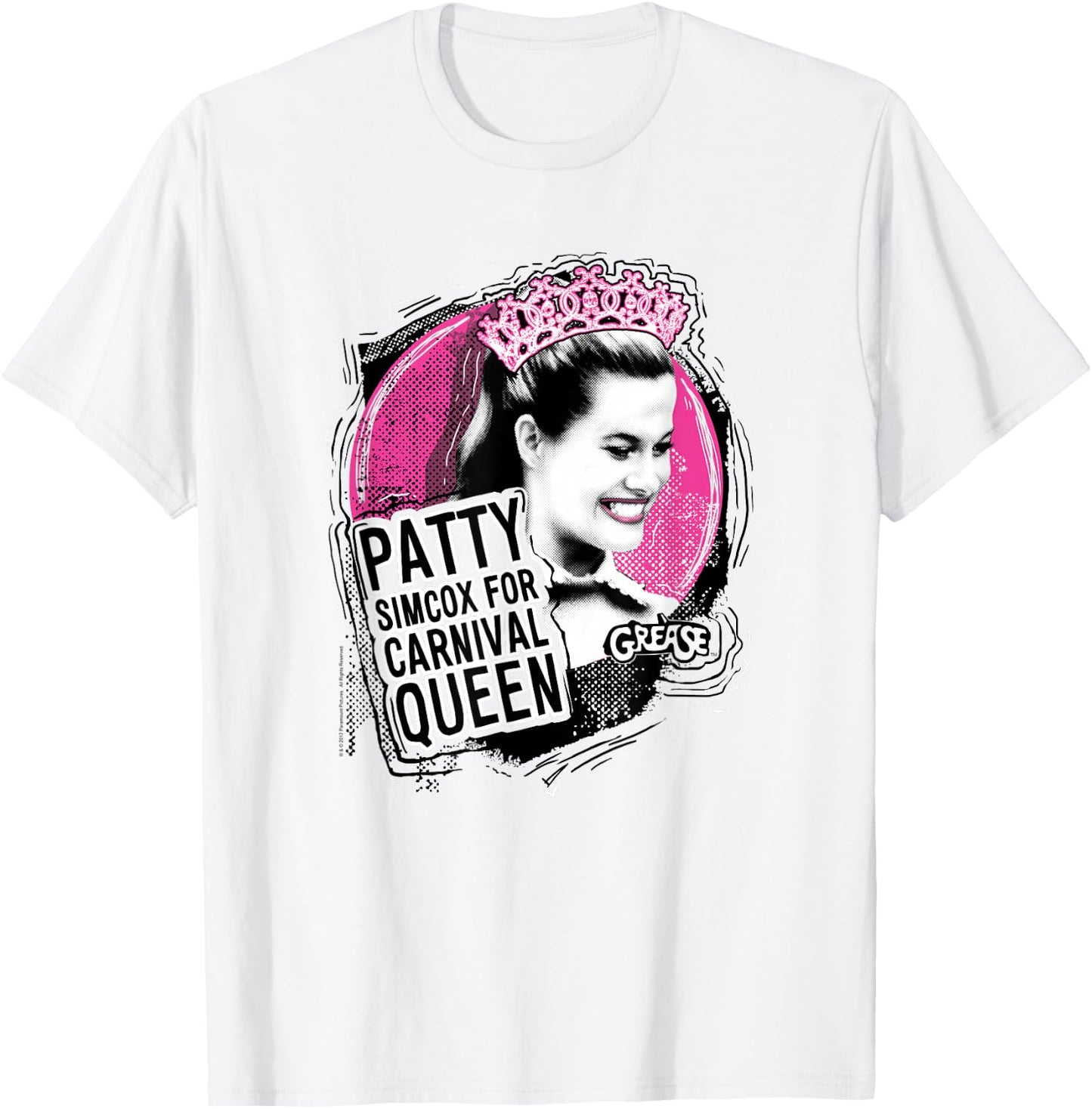 Grease Carnival Queen Patty Simcox T-Shirt - T-Shirt | White