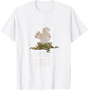 Chicken Of The Tree, Fun Squirrel Hunter T Shirt, LtG T-Shirt - T-Shirt | White