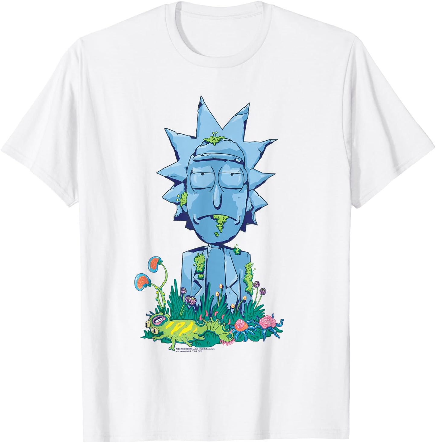 Rick and Morty Rick Icon T-Shirt - T-Shirt | White
