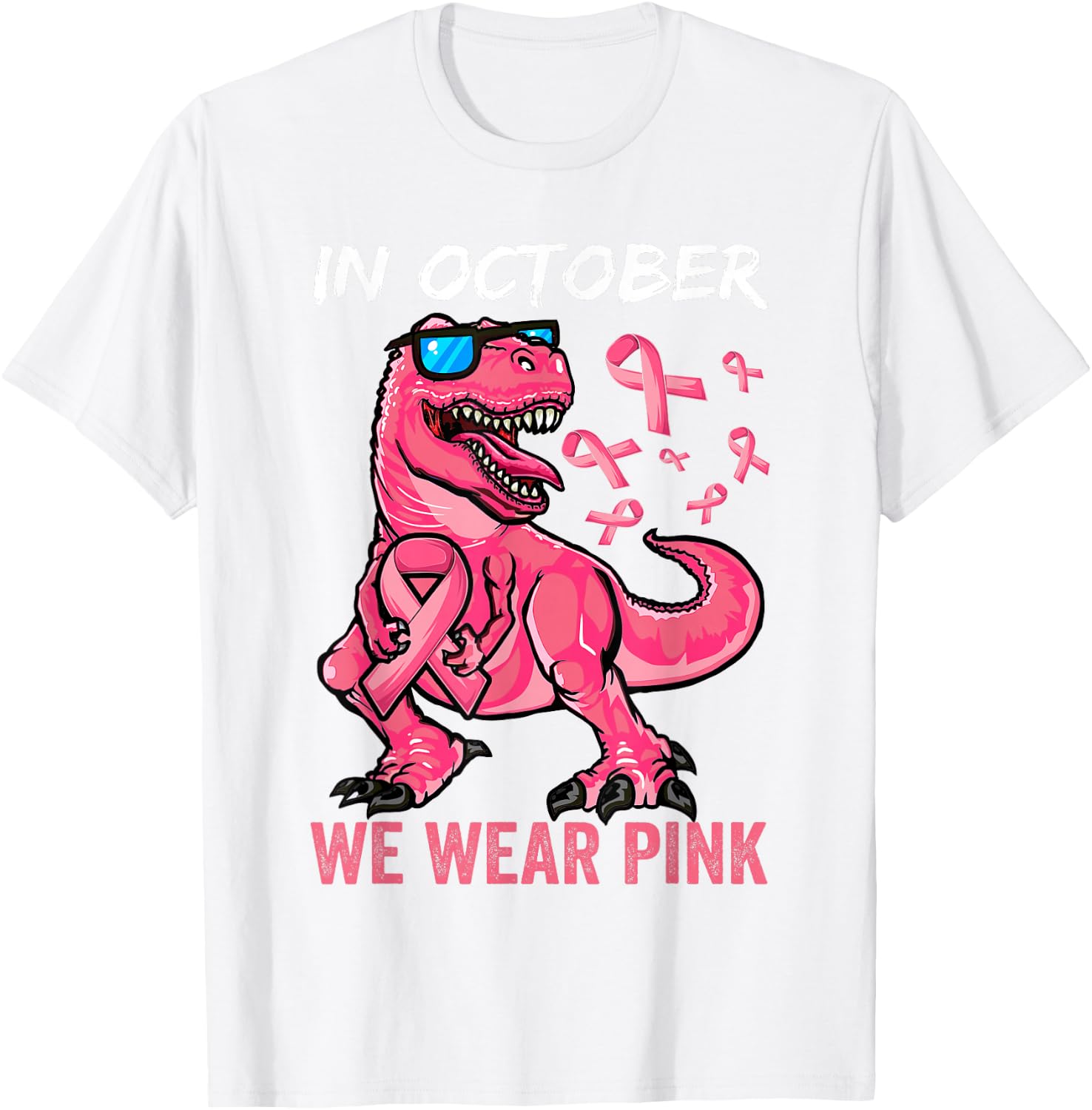 Breast Cancer Shirt for Boys, Breast Cancer Shirts for Kids T-Shirt - T-Shirt | White