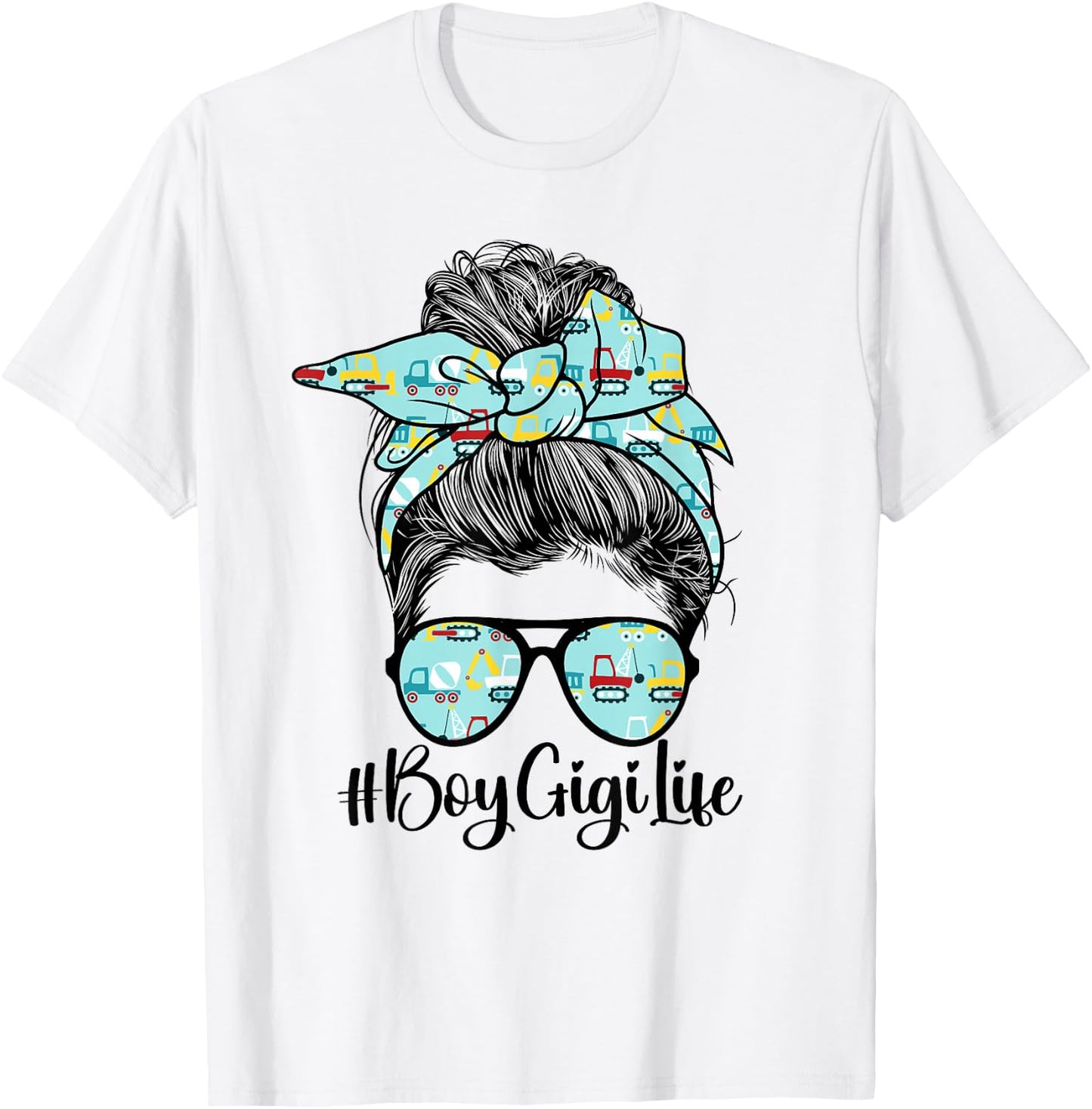 Boy Gigi Life Grandma Gigi Of Boys Gigi T-Shirt - T-Shirt | White