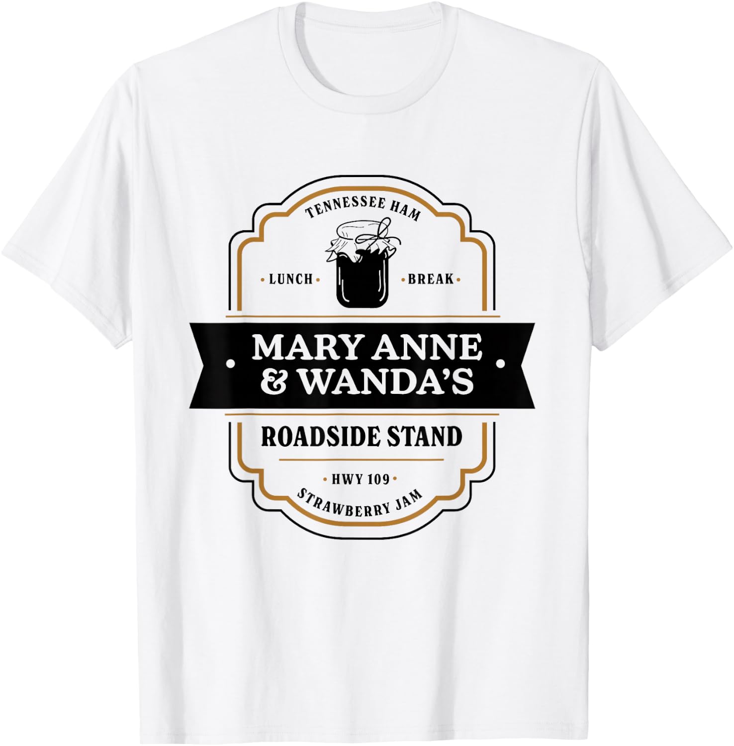 Mary Anne and Wanda farmers market Tennessee ham T-Shirt - T-Shirt | White