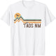 Taos New Mexico 70s 80s Retro Style Vintage Distressed Gift T-Shirt - T-Shirt | White