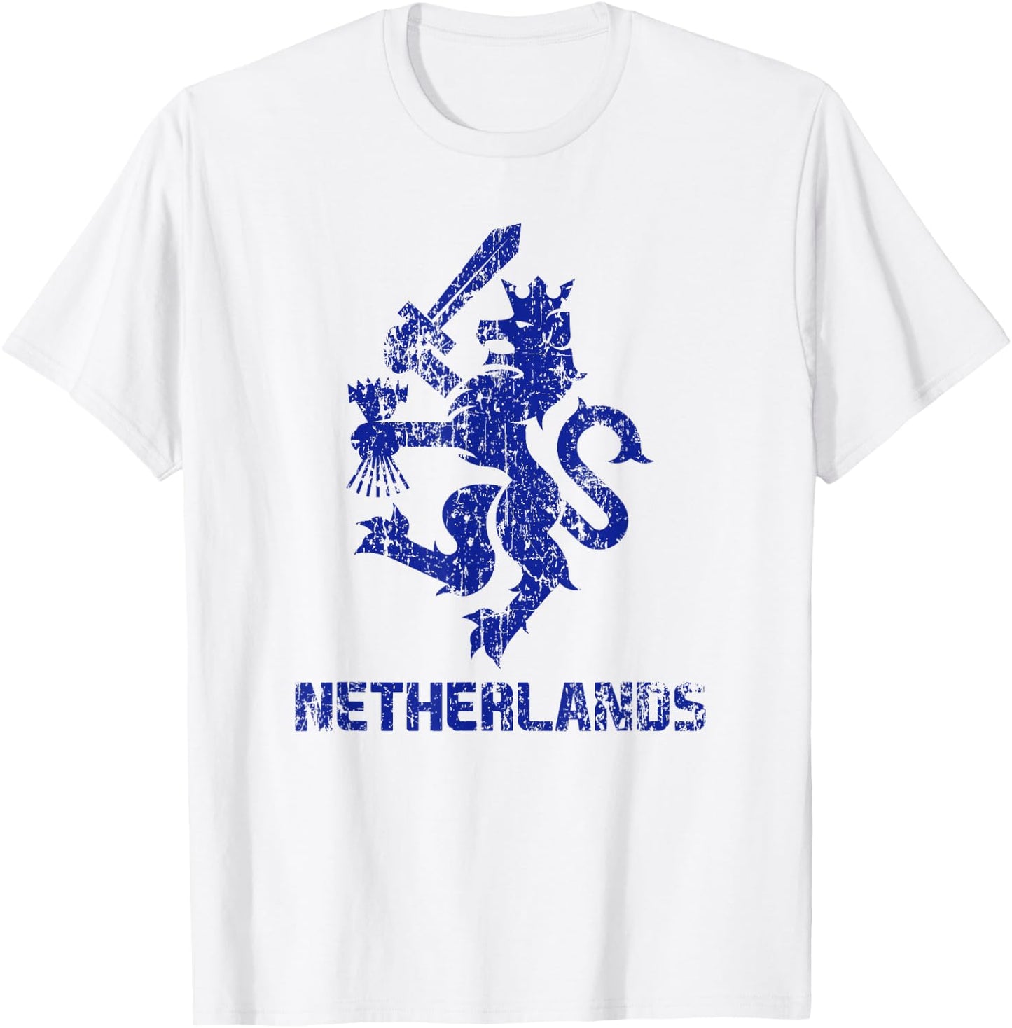 Netherlands Flag Dutch Lion Nederland International Country T-Shirt - T-Shirt | White